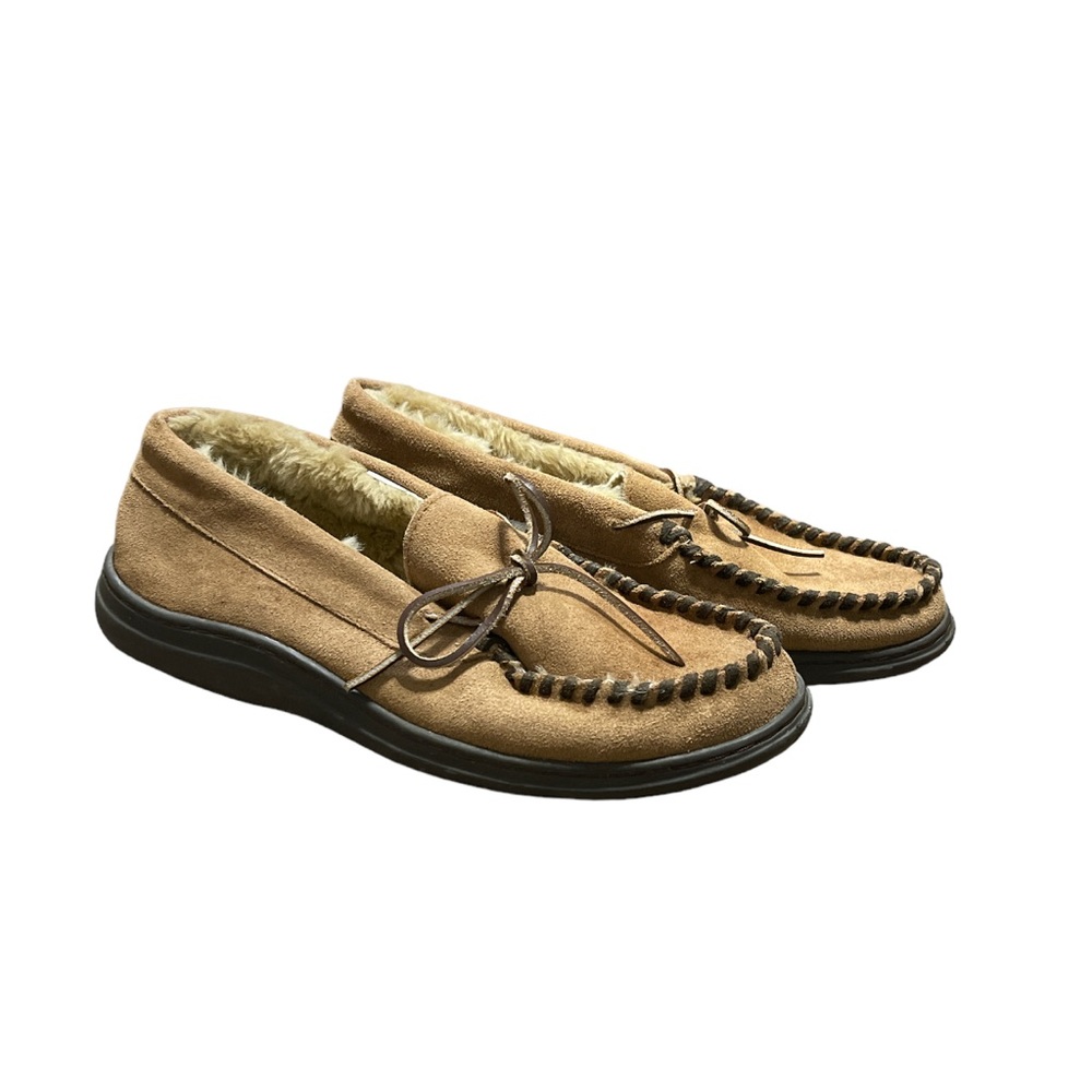 Merona Size 10 Suede/ Leather Moccasins Comfort Shoes.